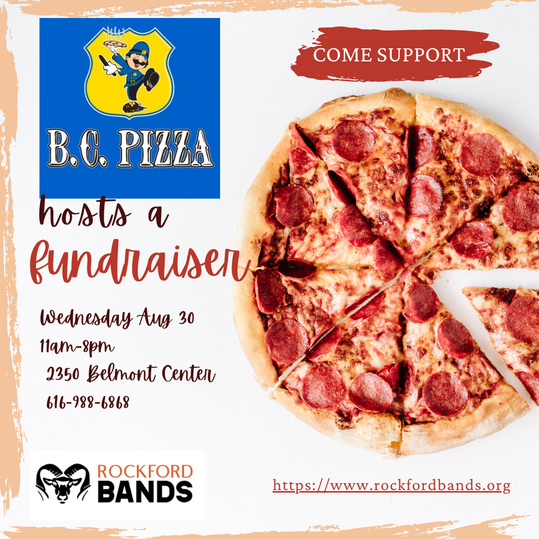 BC Pizza fundraiser