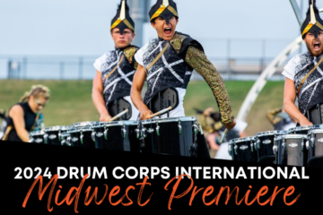 Phantom Regiment Drum Corps appears at the 2023 Drum Corps International Midwest Premiere in Rockford, Michigan.